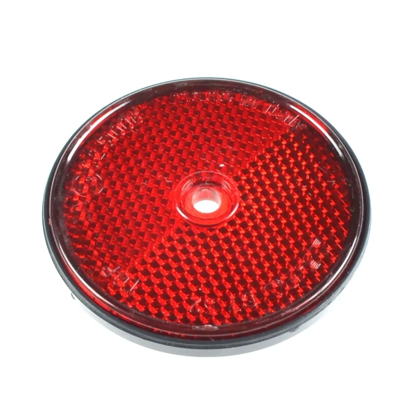 Lampa / odblask czerwony 63mm z otworem Romet WSK