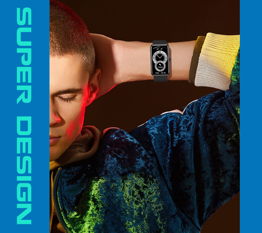 Smartwatch zegarek Rubicon RNCE83 granatowy IP68