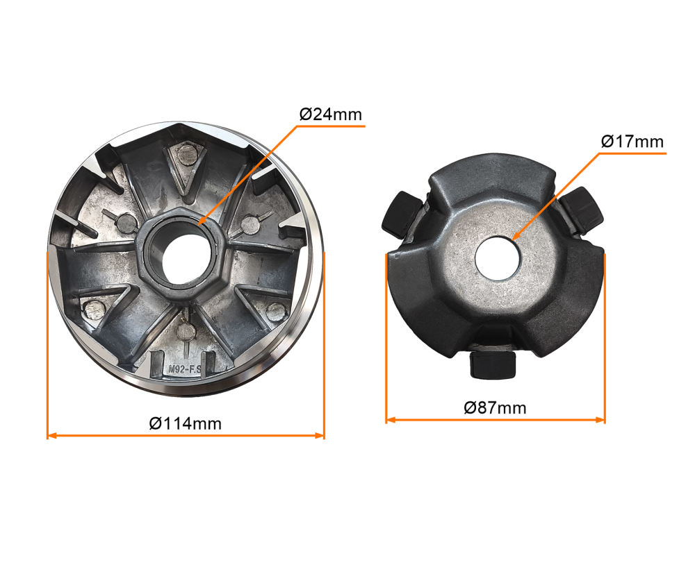 Wariator - sprzęgło przód komplet 4T Sym Peugeot 125 150 200 13g