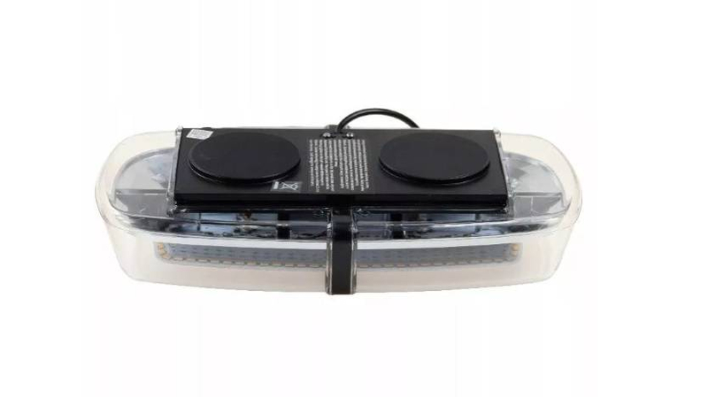 Belka ostrzegawcza 72LED R65 R10 Magnes 12-24V ALR