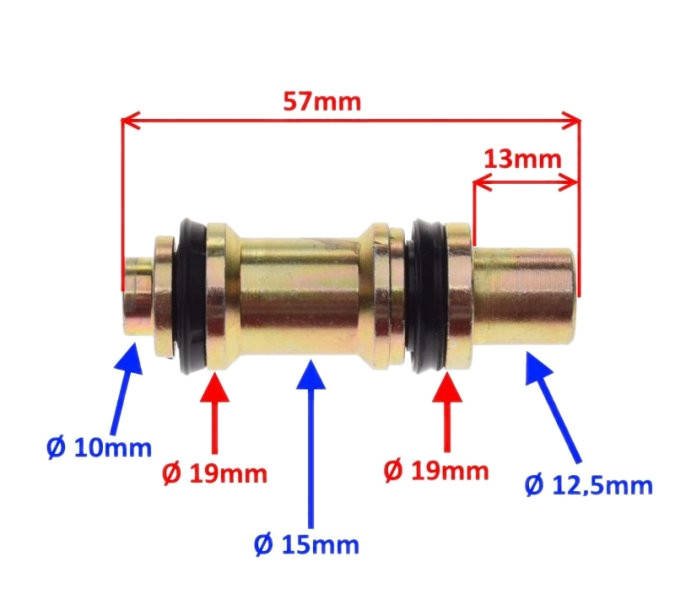 Zestaw naprawczy pompy pompa hamulcowa quad atv