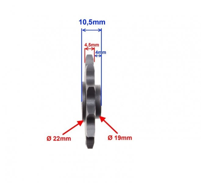 Zębatka 13 zębów romet kadet komar 415 szeroka