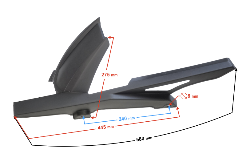 Osłona łańcucha do motoroweru Barton FR 2