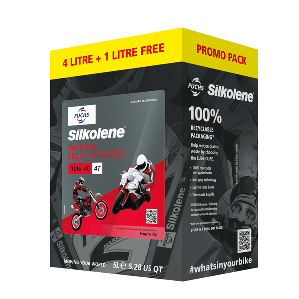 Silkolene Fuchs olej silnikowy Pro 4 XP syntetyczny 4T 10W40 5l (4l+1l)