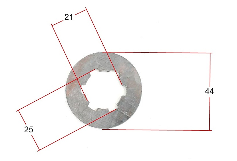 Zabezpieczenie zębatki zdawczej jawa 350