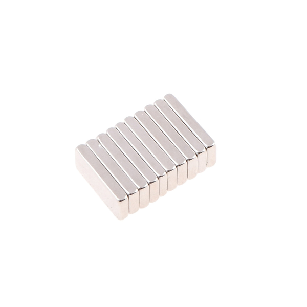 Magnes neodymowy płytkowy 10x4x1,5mm 10 sztuk