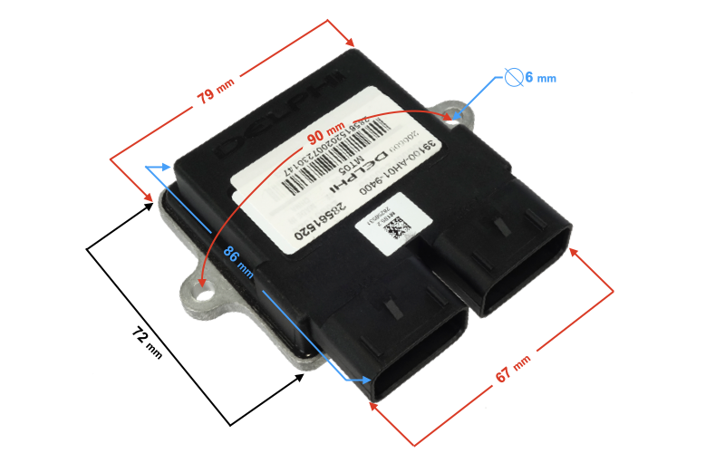 ECU Sterownik Wtrysku Delphi Barton Falcon 125ccm
