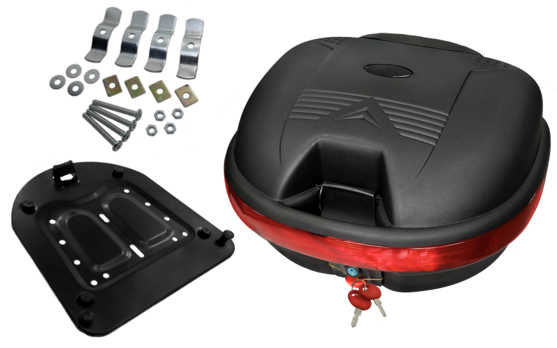 Kufer Motocyklowy wraz z płytą montażową model A07