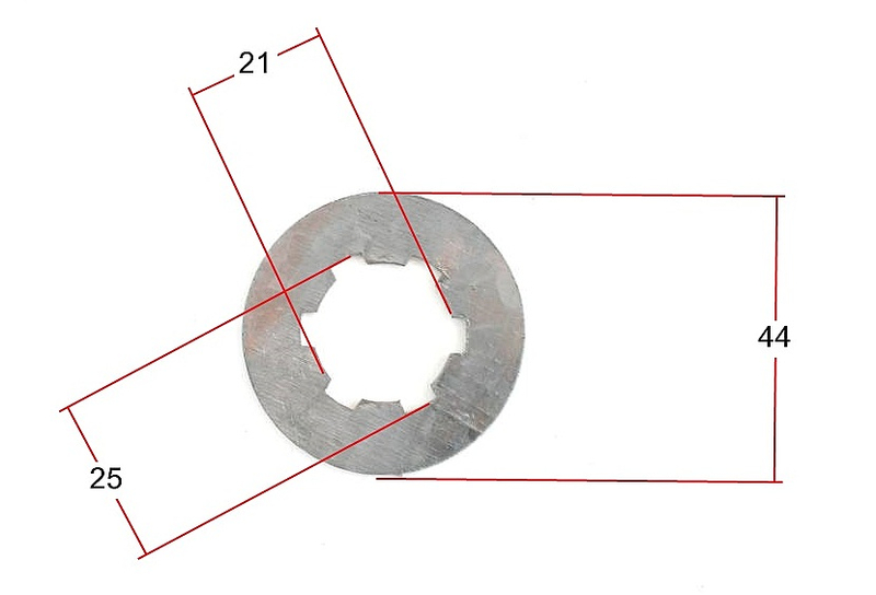 Zabezpieczenie zębatki zdawczej jawa 350