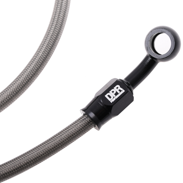 Przewód hamulcowy w oplocie srebrny V2 90cm DPR Performance