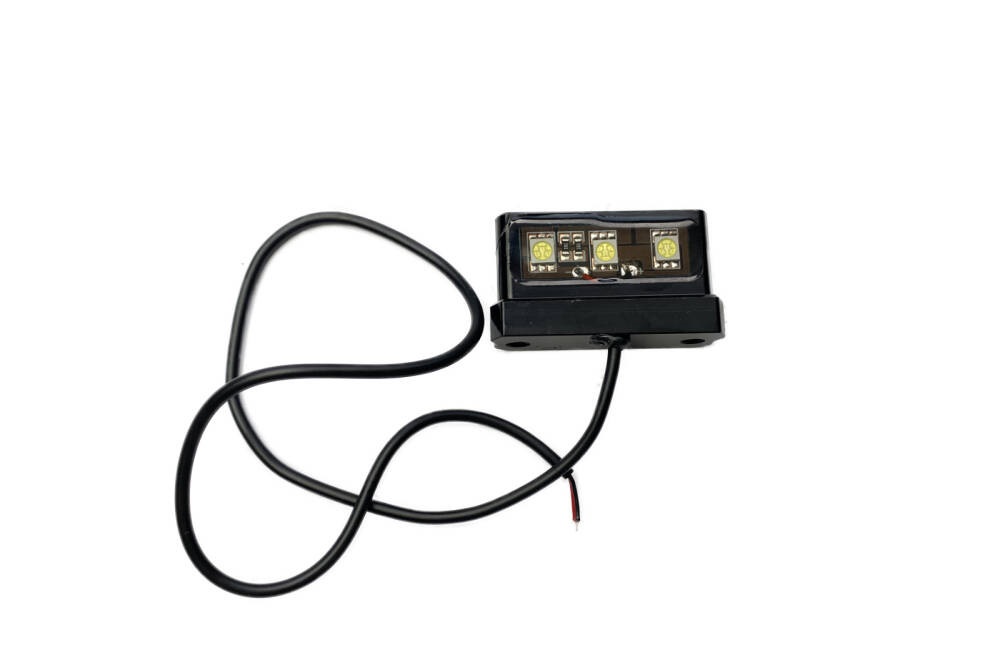 Uchwyt tablicy rejestracyjnej uniwersalny podświetlenie Led skuter motocykl