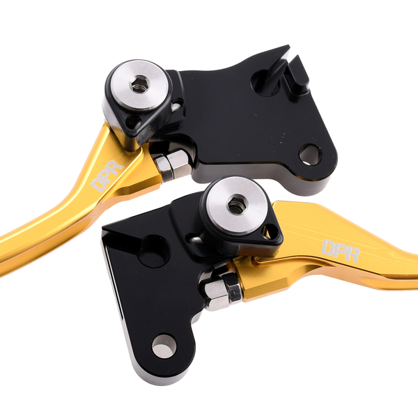 Dźwignia hamulca i sprzęgła złote aluminiowe Simson DPR Performance