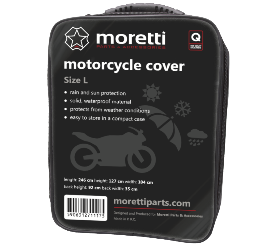 Pokrowiec motocyklowy 246x104x127cm wodoodporny  rozm L na Motocykl Skuter