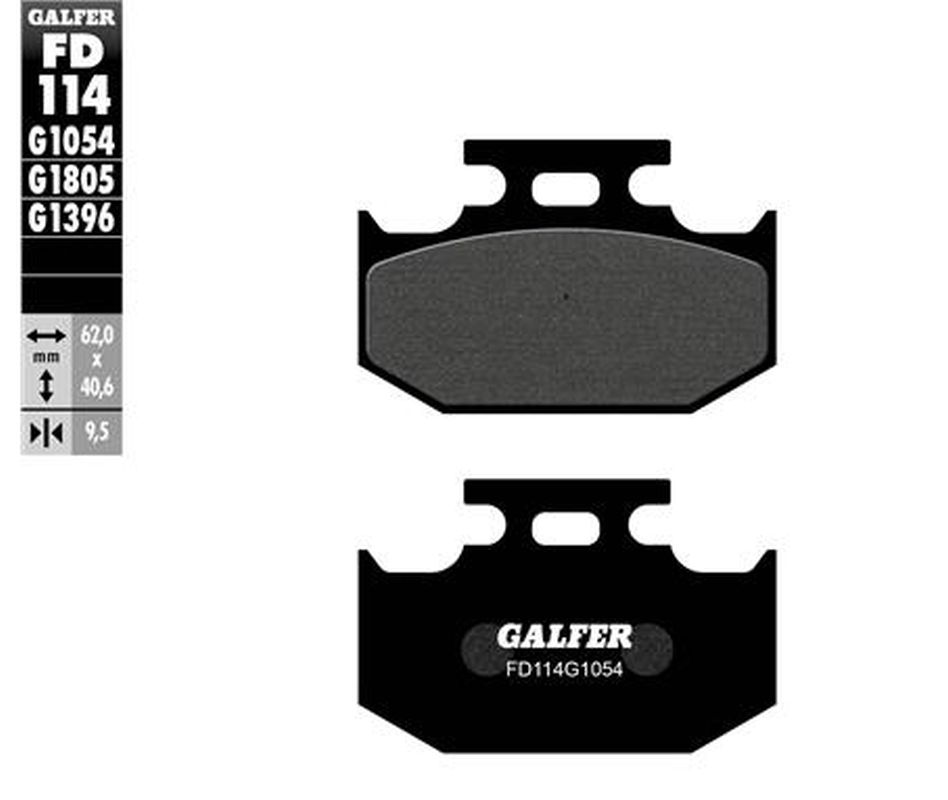Galfer klocki hamulcowe KH152 półmetaliczne Kawasaki Suzuki Yamaha