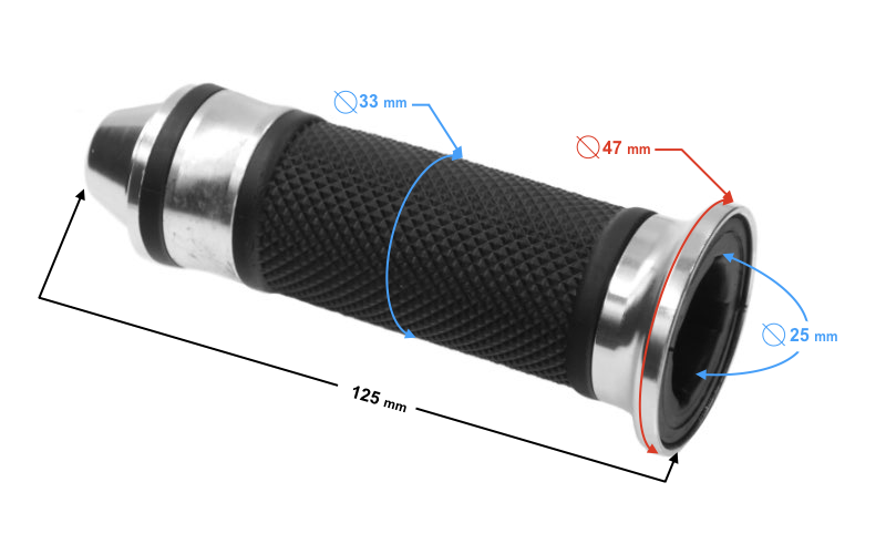 Manetka lewa do skutera Barton E Energy