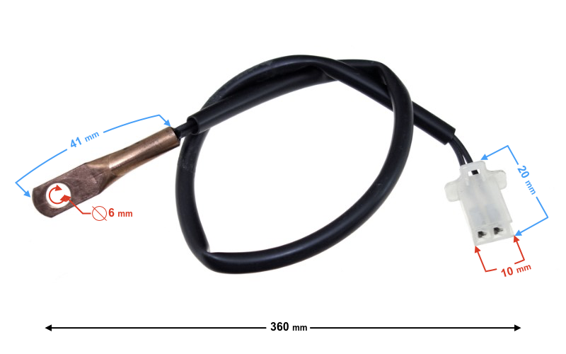 Czujnik temperatury z końcówką żeńską do motocykla Barton Hyper 125