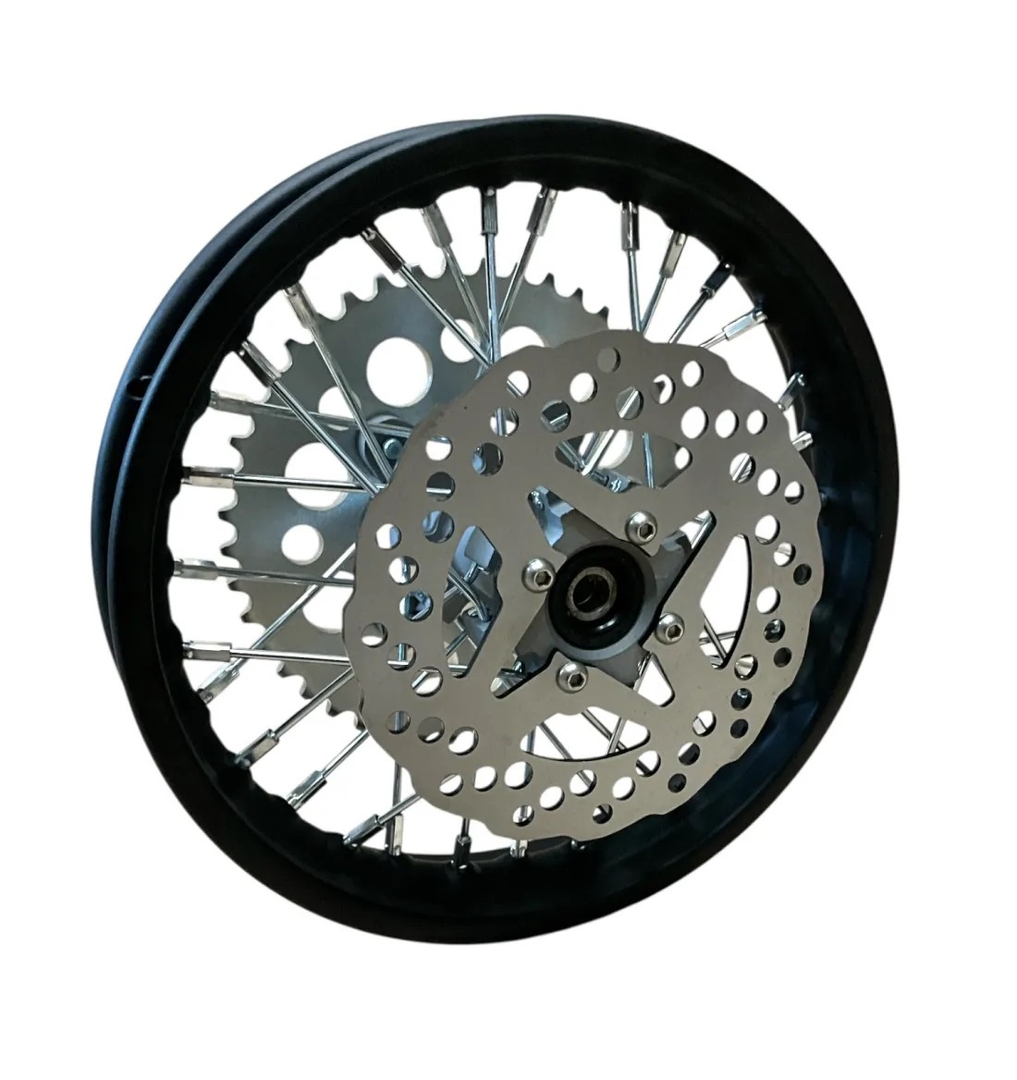 Felga tył 1.4x10 cali komplet stalowa pitbike YCF 50-A