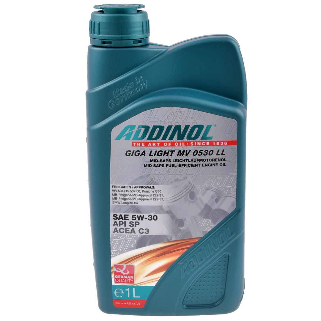 Olej silnikowy syntetyczny Addinol Giga Light MV 0530 LL 5W-30 1l