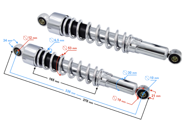 Amortyzatory tylne tył Barton Ranger Classic E4
