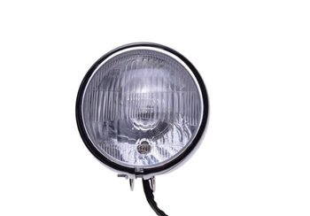 Lampa przednia reflektor e4 metal chopper