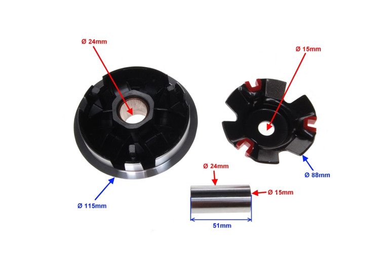 Wariator do Skutera 125 150 180ccm GY6 Skuter 4T