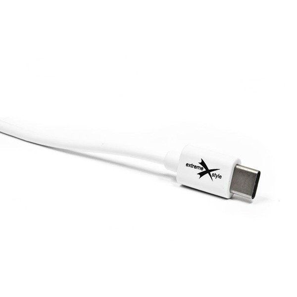 Kabel extremestyle usb typ c lighting iphone biały