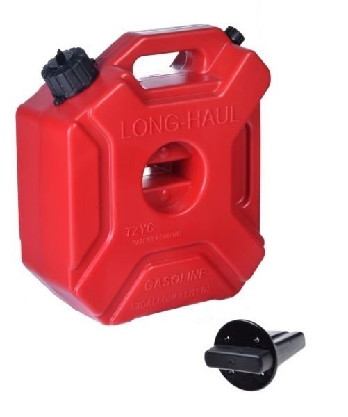 Kanister zbiornik na paliwo olej z uchwytem 5l czerwony LONG-HAUL