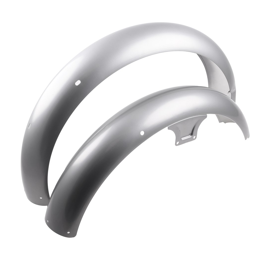 Blotnik przód tył srebrny lakier wzór DDR Simson S50 S51 S70 DPR Classic