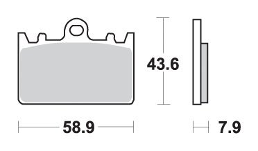 Klocki Hamulcowe Przód KH180 Kawasaki Zxr 400