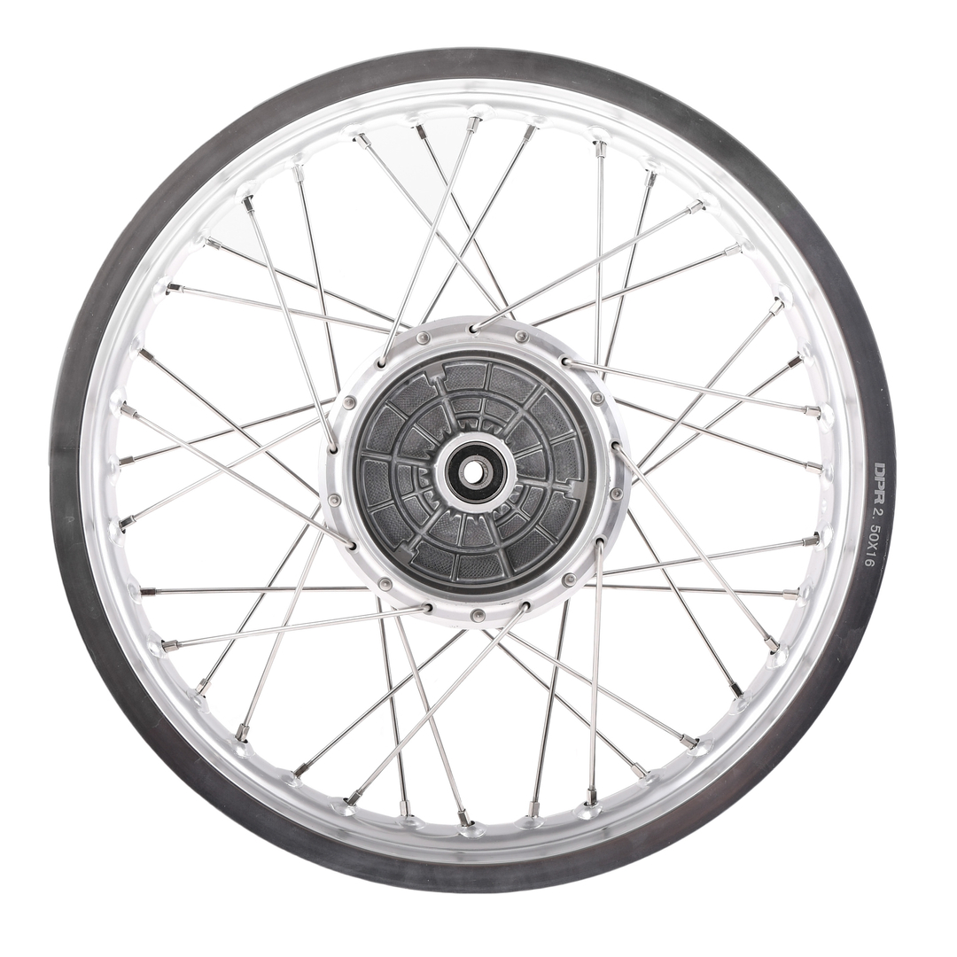 Koło jezdne 2,50x16 Simson S50/51/70 alu inox DPR