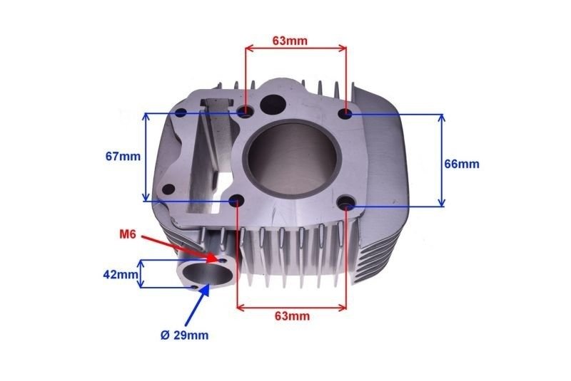 Cylinder kompletny wh125-6 52,4 mm