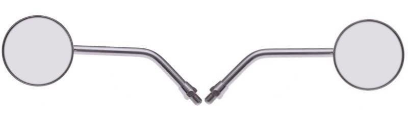 Lusterko ozdobne chrom uniwersalne okrągłe m10 