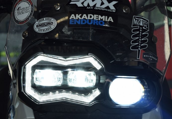 Lampa Led przód BMW F650GS F700GS F800R F800GS homologacja E24