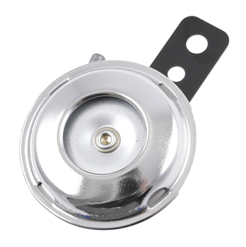 Sygnał dźwiękowy klakson srebrny 6V 65mm Simson DPR Classic