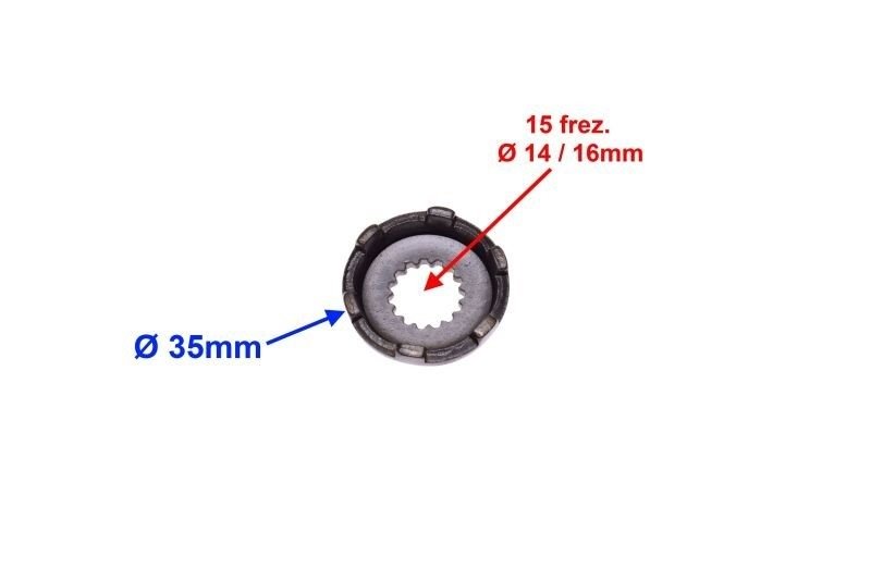 Podkładka rozrusznika skutery 2t na wał 16mm 