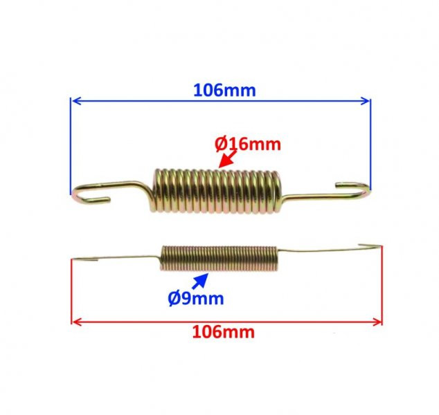 Sprężyna sprężyny podstawy bocznej do junak 904
