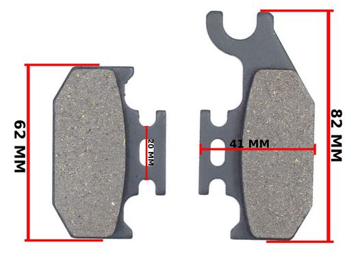 Klocki hamulcowe Suzuki UX Yamaha 125 150 YFM 400 450 Bombardier CAN-AM