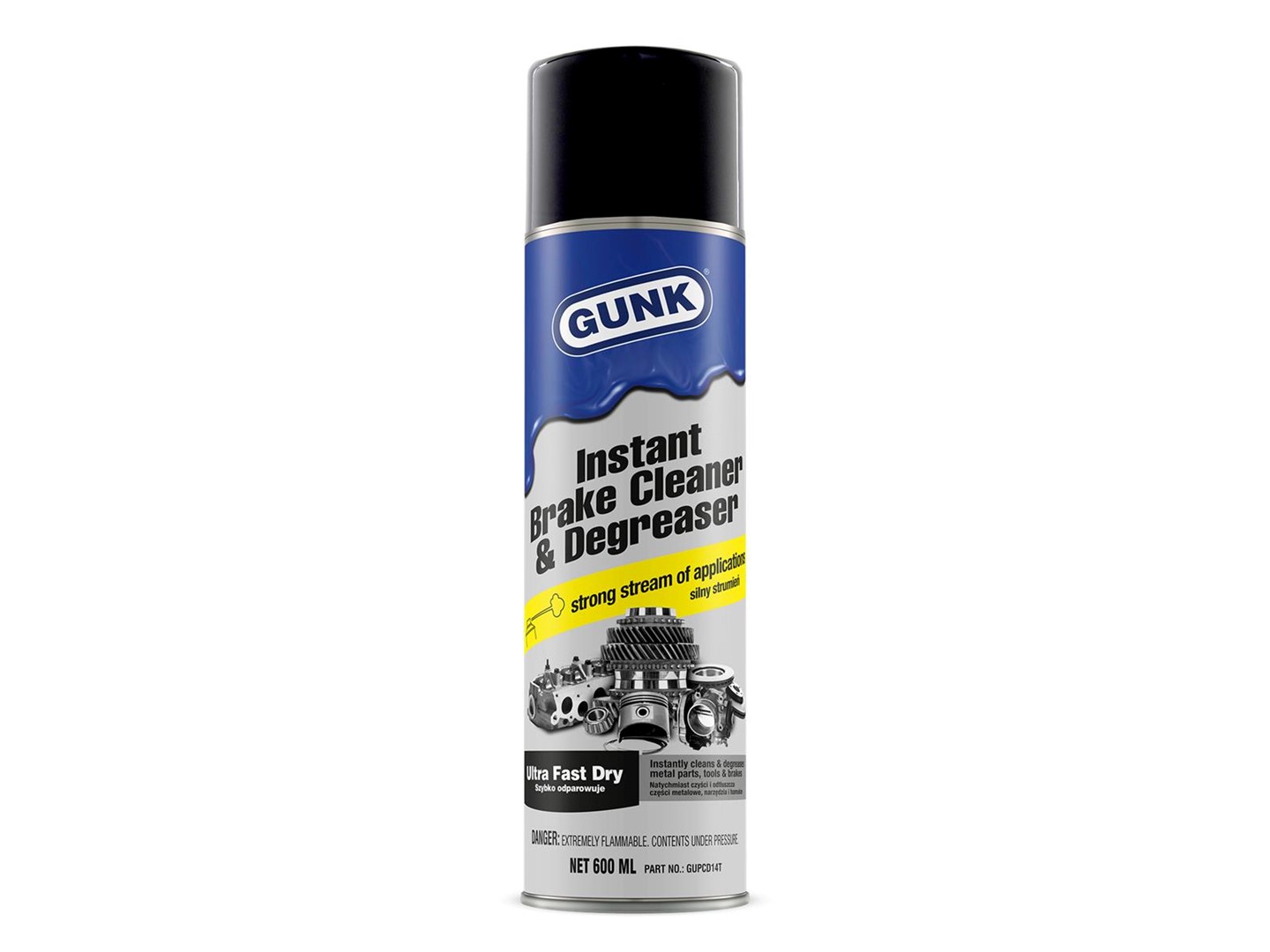 Gunk Brake Cleaner środek do czyszczenia układu hamulcowego 600ml