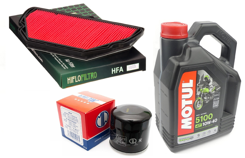 Filtr powietrza oleju HF303 Motul 5100 10w40 Honda CBR 600 99-00r PC35 F4