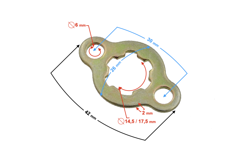 Zabezpieczenie Zębatki MOTOROWER ATV