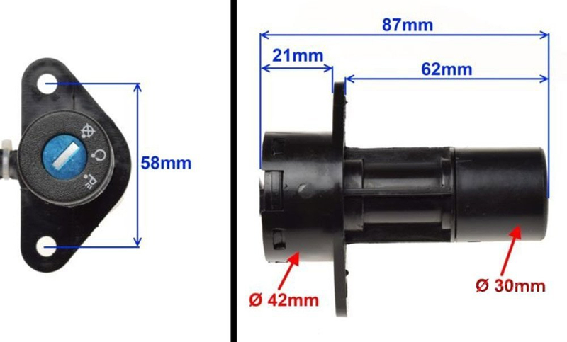 Stacyjka z zestawem zamków Junak 902 4t 50 ccm