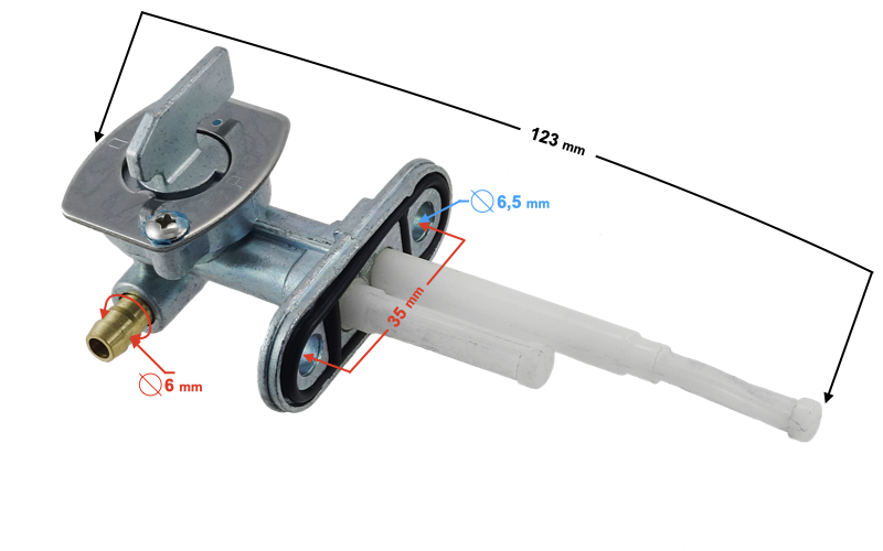 Kranik paliwa Barton Sprint Euro 4 Ferro