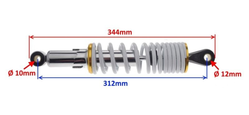 Amortyzator tył tylne junak 126 904  komplet 2 szt