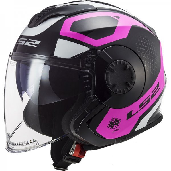Kask LS2 OF570 VERSO MARKER MATT BLACK VIOLET