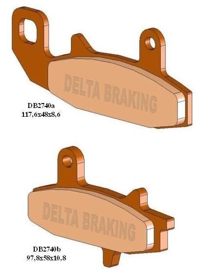Delta Braking klocki hamulcowe KH147 Suzuki DR 650 750 800