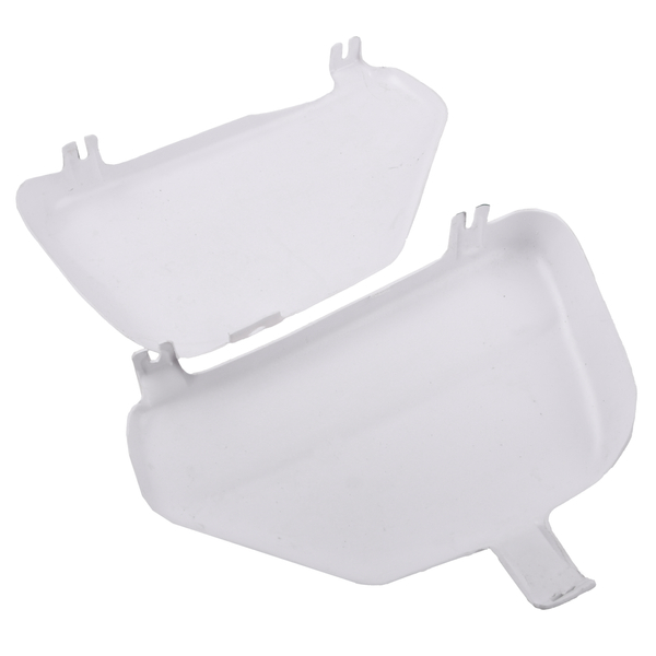 Pokrywy osłony boczne białe tworzywo lewa + prawa WSK 125 175