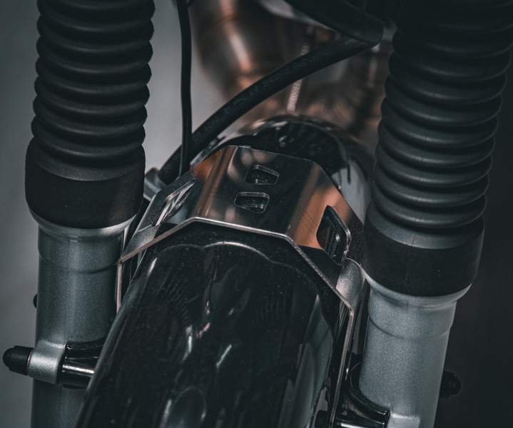 Stabilizator teleskopu przód usztywnia przednie zawieszenie inox Simson