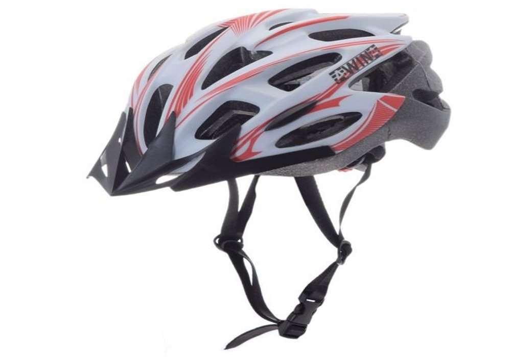 Kask rowerowy awina moon mtb l biało czerwony