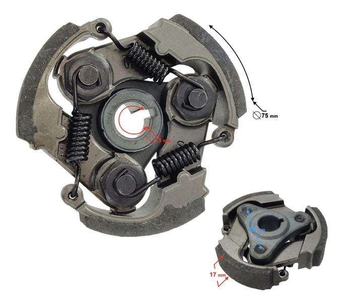 Szczęki sprzęgła sprzęgło Pocket Mini Bike Cross