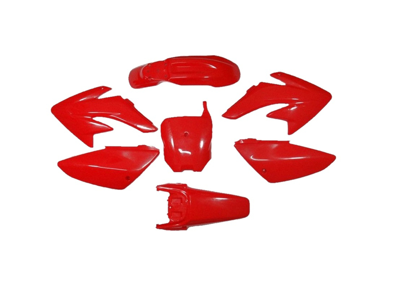 Plastiki CRF70 style czerwone pitbike MRF 120 140 RC Kayo TT125 140 160 190